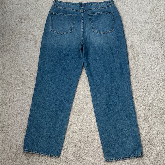 Sam Edelman Yaro High Rise 90s Pinched Waist Denim Distressed Jeans Women's 32 - Picture 6 of 6